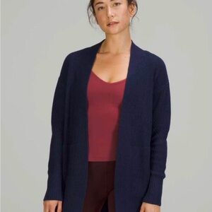 Lululemon Athletica Deep Blue Cardigan
